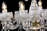Cut Glass Crystal Chandelier L037CLN