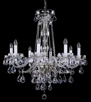  Cut Glass Crystal Chandelier L16043CE - silver