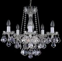 Cut Glass Crystal Chandelier L16045CE - silver