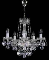 Cut Glass Crystal Chandelier L16045CE - silver