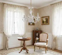 Cut glass crystal chandelier L16050CLN