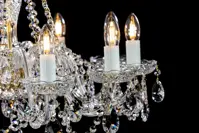 Cut glass crystal chandelier L16056CLN