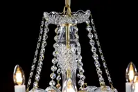 Cut glass crystal chandelier L16056CLN