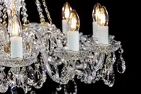 Cut glass crystal chandelier L16056CLN