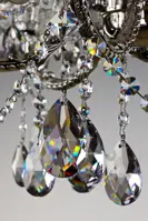 Brass cut crystal chandelier L307CENi 8006