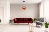Modern pendant light ELA01Red