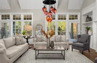 Modern pendant light ELA06Red