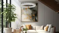Modern pendant light L-OE-GLA-02