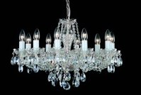 Traditional Crystal Chandeliers AL179 - silver