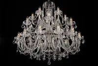 Chandelier crystal LUCH24SW  - silver 