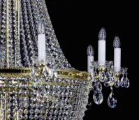 Large crystal chandeliers L189CLN