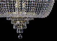 Large crystal chandeliers L189CLN