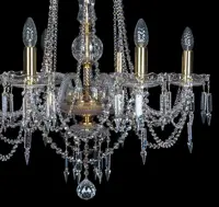 Cut glass crystal chandelier EL673619