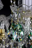Chandelier with color trimmings L098CE 5005