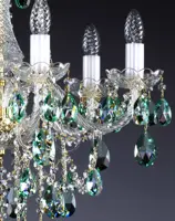 Chandelier with color trimmings L098CE 5005