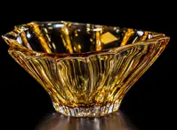 Glass bowl yellow BF6KG02220
