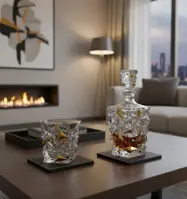 Carafe glass BG15107-01-gold