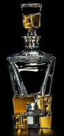 Carafe glass BG26107-gold