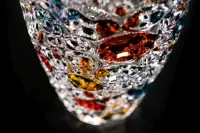 High glass vase BG90070