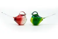 Glass figurine - two birds  JA/PT2M/01