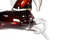 Glass figurine - horse  JA/KUBV/HN