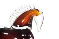 Glass figurine - horse  JA/KUBV/HN