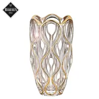Glass vase Ocean Gold RAG87C01300G Glass vase Ocean Gold RAG87C01300G