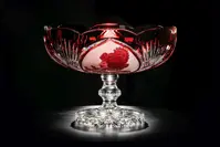 Bowl of cut crystal red SEB63040330M