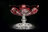 Bowl of cut crystal red SEB63040330M