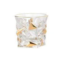 Whiskey glass set 2 pcs BG12107-gold