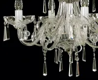 Glass chandelier EL401403
