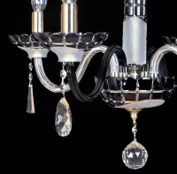 Glass chandelier EL613418