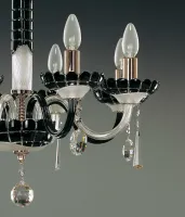 Glass chandelier EL613818