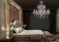 Cut glass crystal chandelier EL6611819