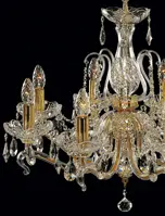 Cut glass crystal chandelier EL661819