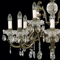 Brass chandelier EL8501201PT