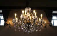 Brass chandelier EL8501201PT