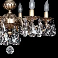 Brass chandelier EL860609PT