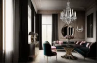 Chandelier crystal luxury EL1011801ELPB