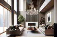 Crystal chandelier EL13816+801PB