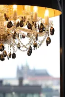 Crystal chandelier EL2268+404AC