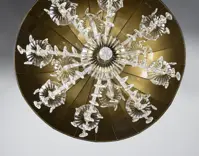 Crystal chandelier EL2268+404AC