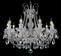 Traditional Crystal Chandeliers EL1161002PB  - silver 