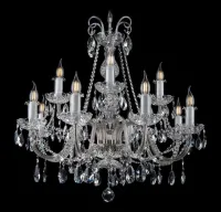 Traditional Crystal Chandeliers EL1168+402PB   - silver 