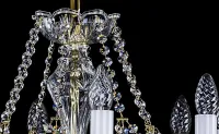 Cut glass crystal chandelier  L028CE  - detail 