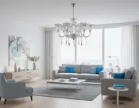 Glass Chandelier AL263 Glass Chandelier AL263