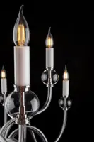 Clear Glass Chandelier EL4308+400