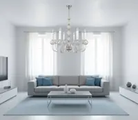 Clear Glass Chandelier EL430800 Clear Glass Chandelier EL430800