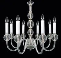 Clear Glass Chandelier EL430800 Clear Glass Chandelier EL430800