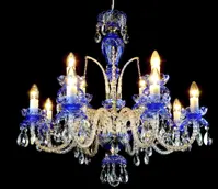 Crystal chandelier blue LW102122100color 